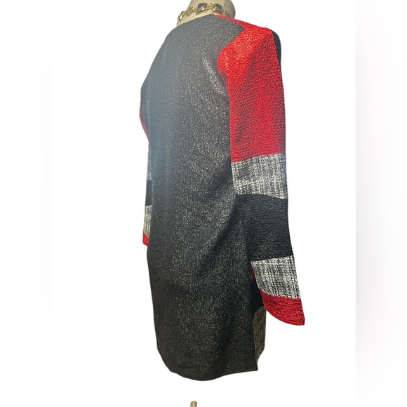 CHICO’S Travelers 🧳 Collection Women’s Multi Color Duster Perfect for Travel - Picture 5 of 10